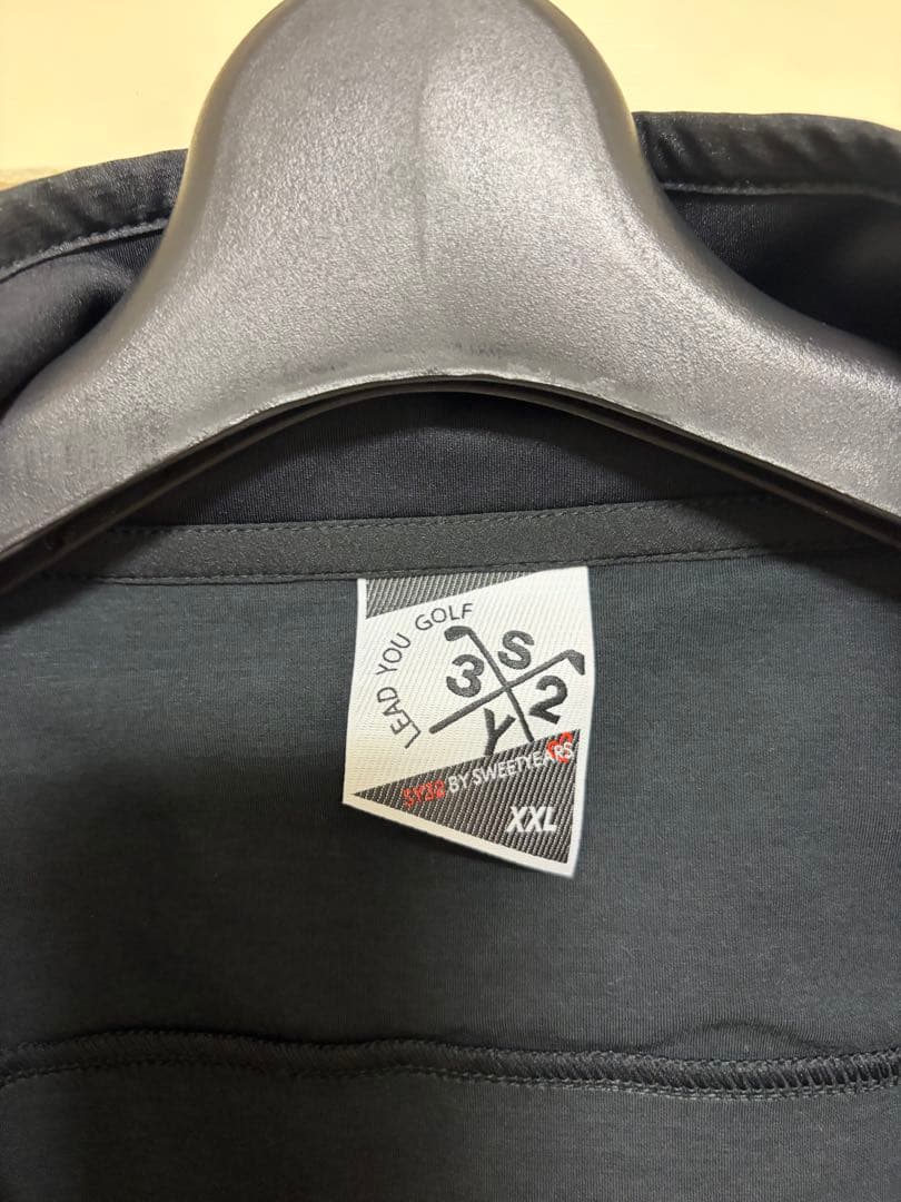 SY32 ブラック フルジップジャケット　セットアップ