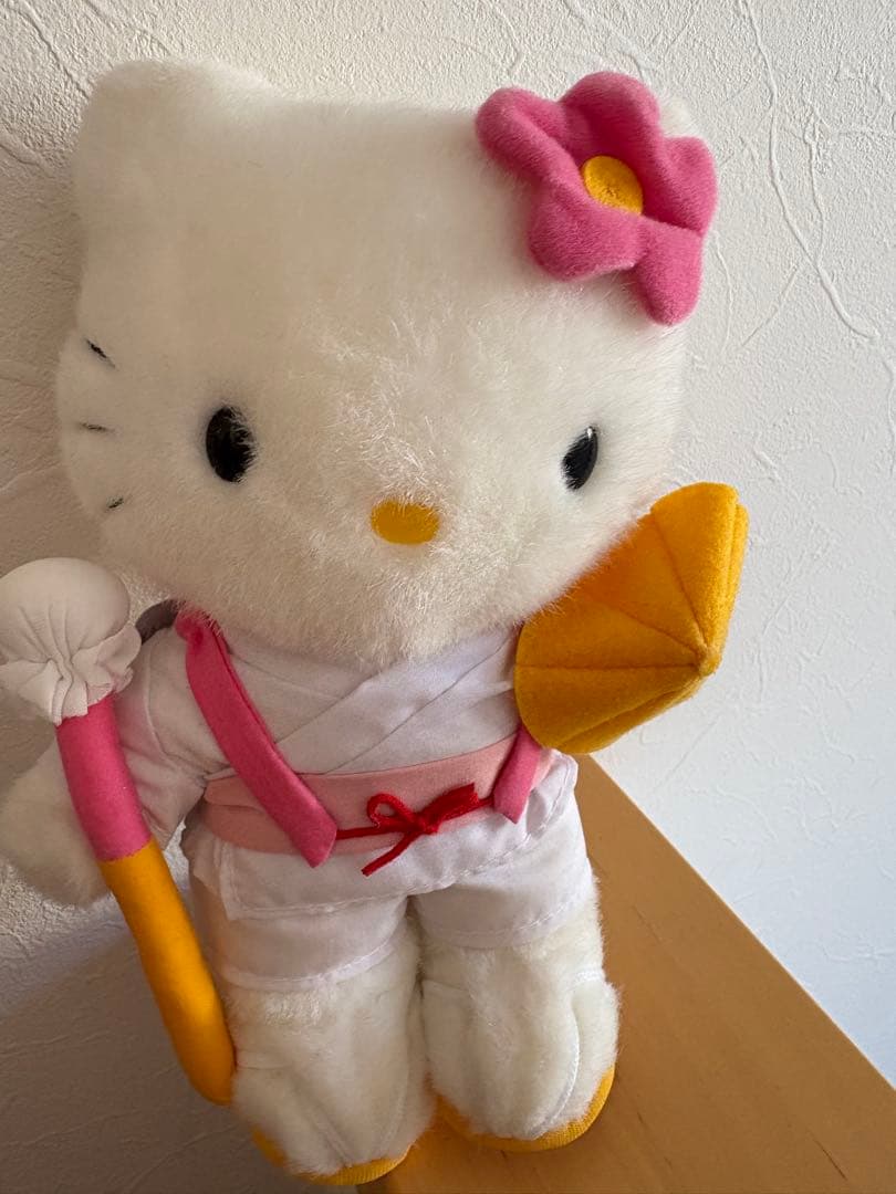 【激レア】ハローキティ お遍路さん 四国限定 ご当地ぬいぐるみ タグ付き
