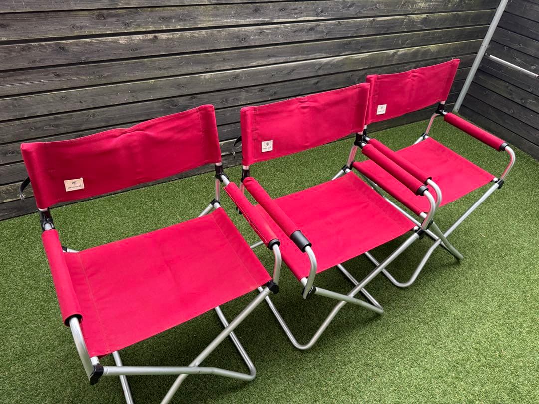 スノーピーク　フォールディングチェア　3脚セット