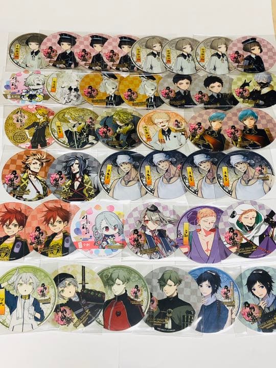 刀剣乱舞　アニカフェ　アクキー　缶バッジ　紋チャーム　コースター　初期