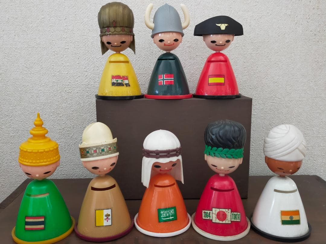 住友信託銀行　貯金箱２１個 レトロ