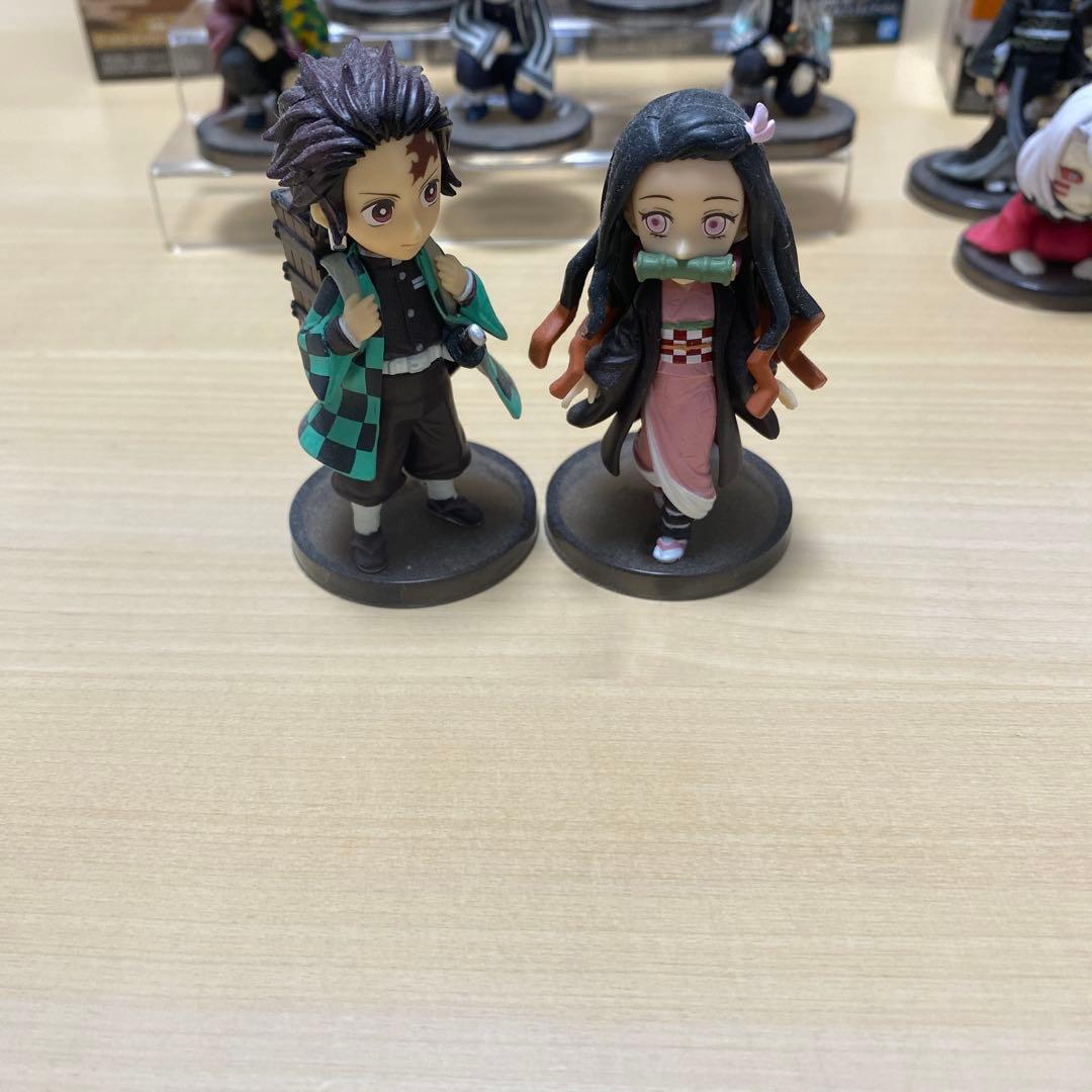 鬼滅の刃ワーコレフィギュアまとめ売り　ジオラマフィギュアまとめ売り　引退品