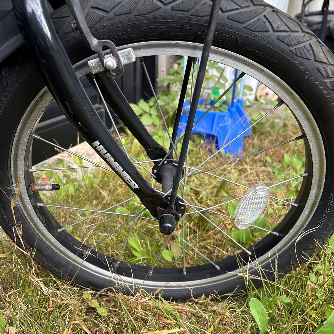 引き渡し限定⭐︎HUMMER子供用自転車18インチ