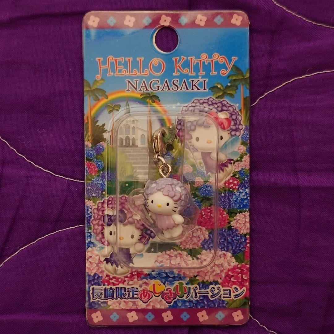 ハローキティ 長崎限定 ご当地キティ ストラップ 根付 ファスナーマスコット