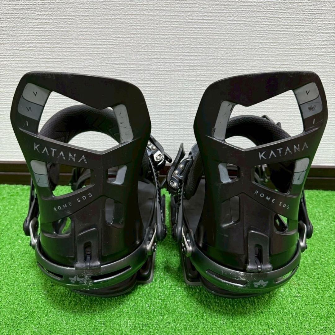 Rome SDS KATANA M/L ブラック スノーボード バインディング