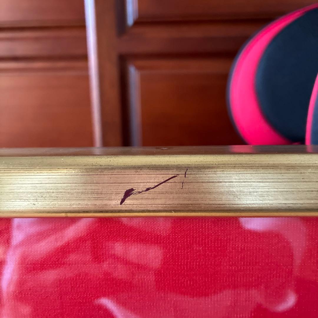 あいはら友子「赤富士」肉筆画 日本画 縁起物 開運 富士山