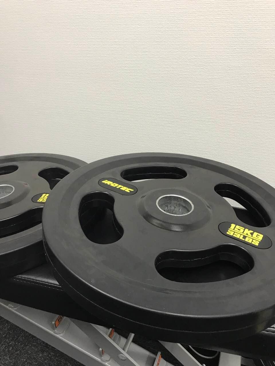 IROTEC(アイロテック) オリンピックプレート15KG 2枚セット！