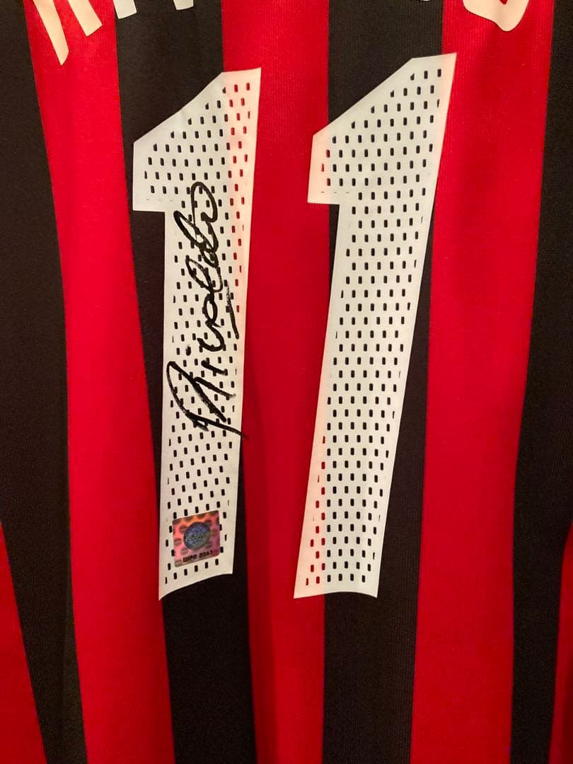 ACミラン RIVALDO 11 直筆サイン　ユニフォーム