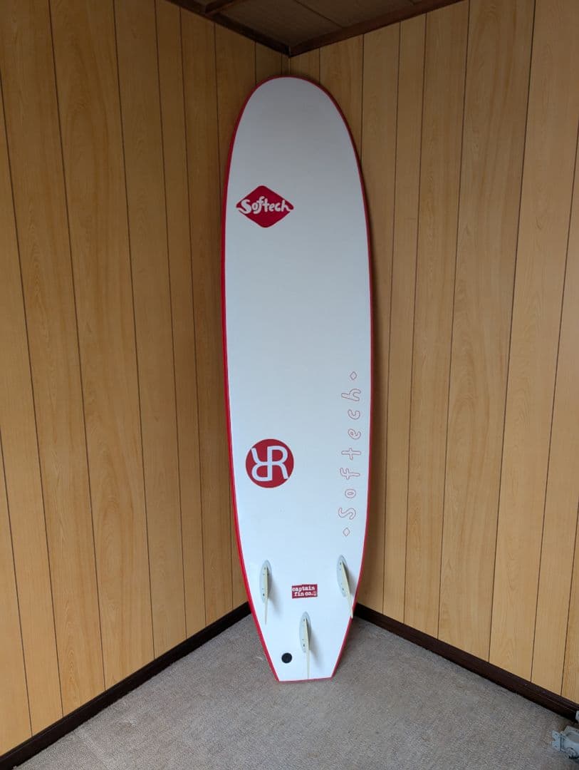 Softechソフテック　ソフトボード　7’7″ フィン付