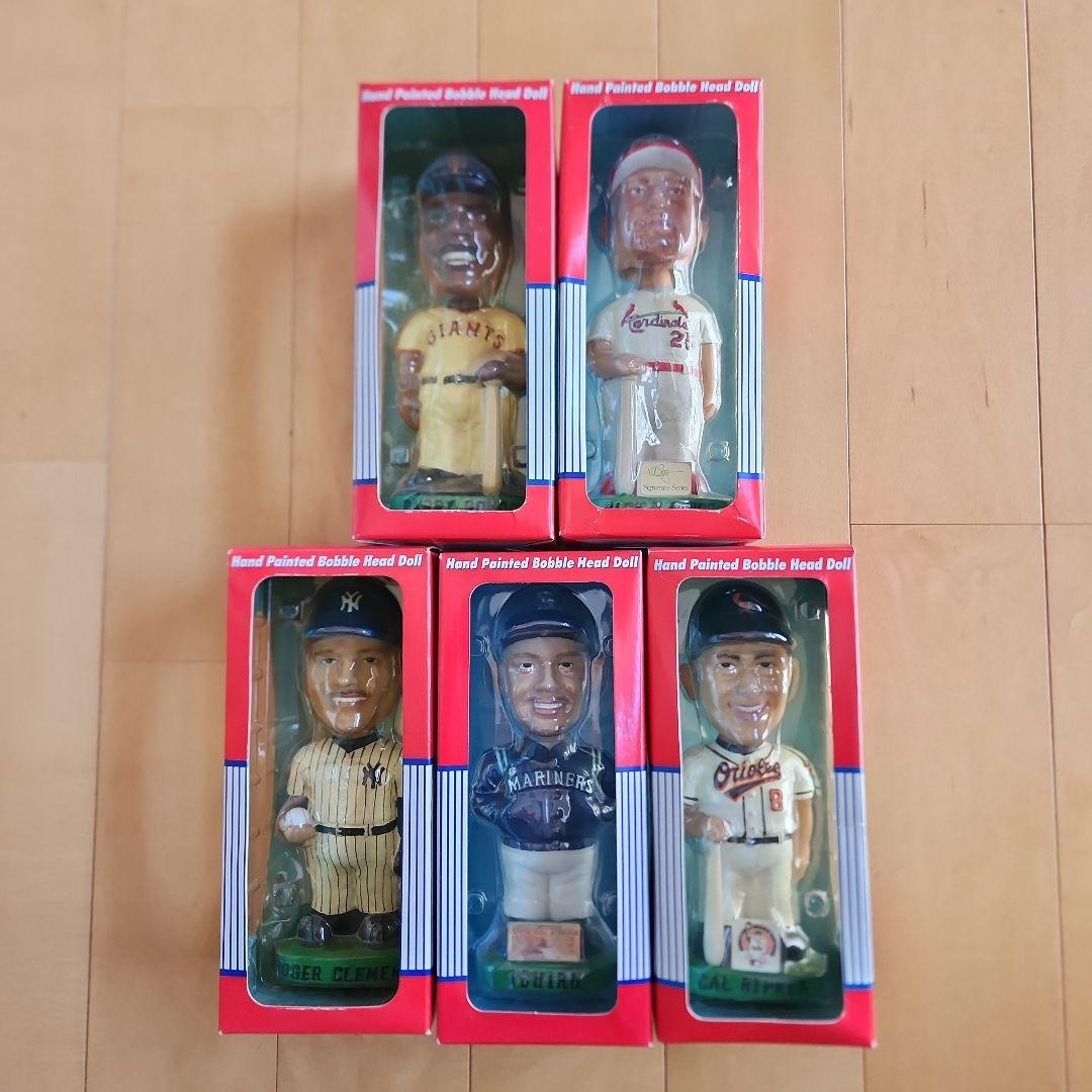 MLBバブルヘッド5体セットアレクサンダー社　イチロー　ボンズ　クレメンス
