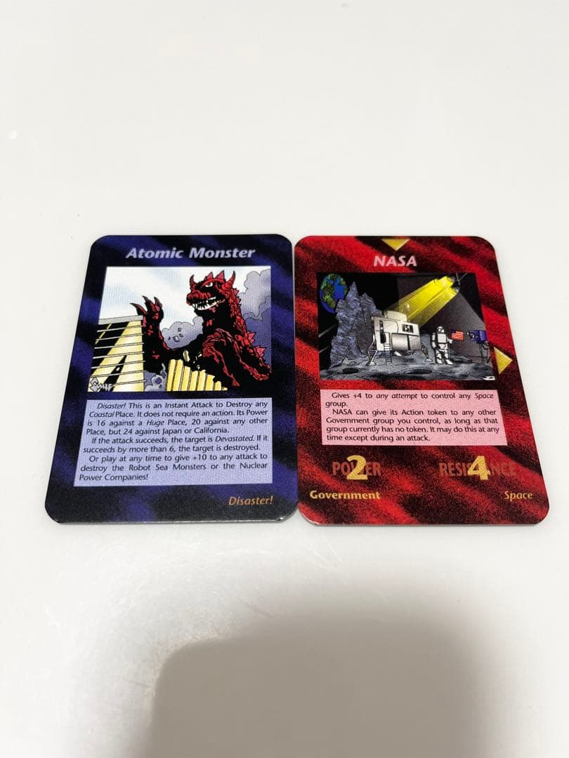 イルミナティカードAtomic Monster、NASAフリーメイソン絶版廃盤