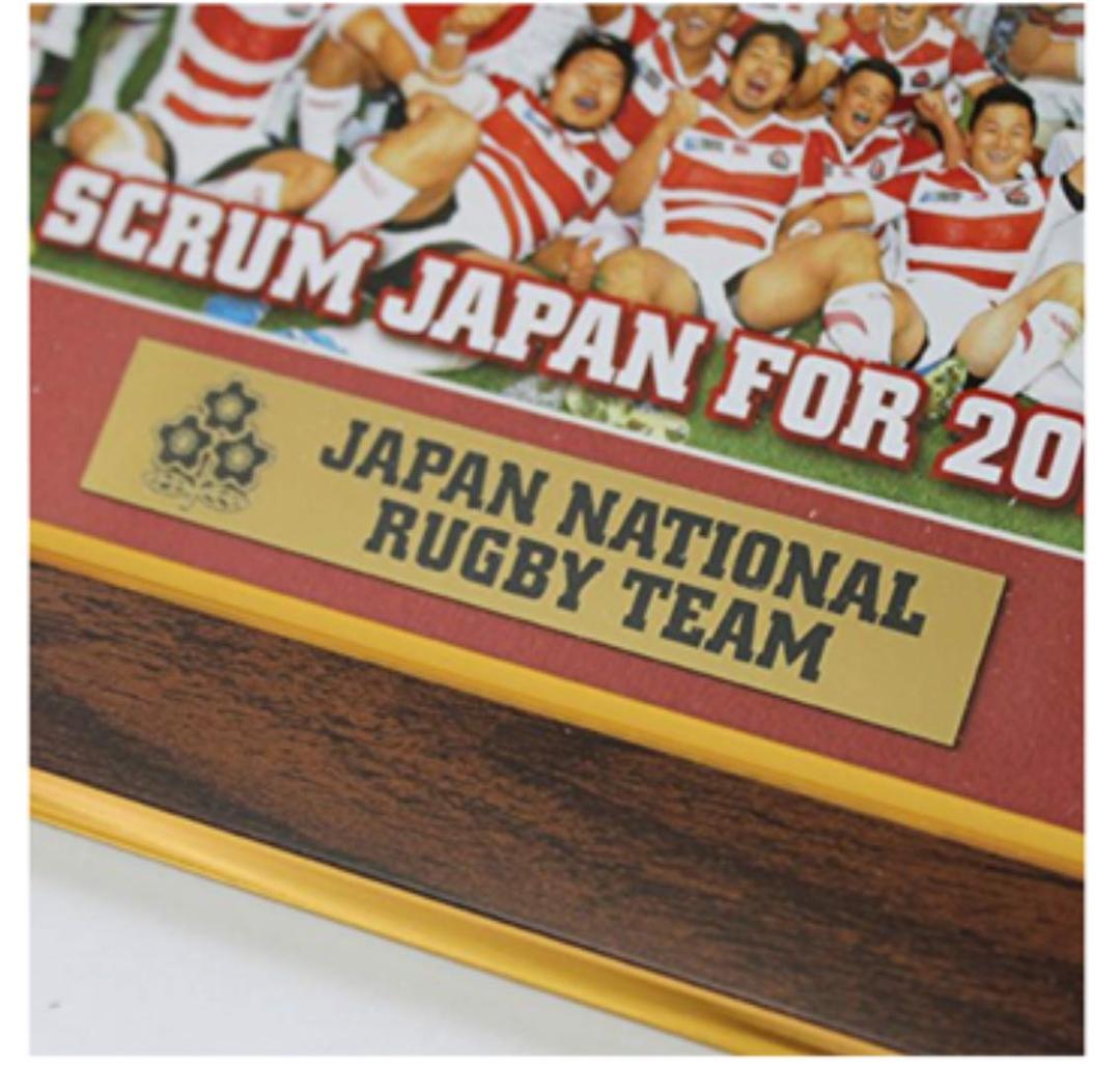 ラグビー日本代表 ワールドカップ記念 額入りフォト RWC2015