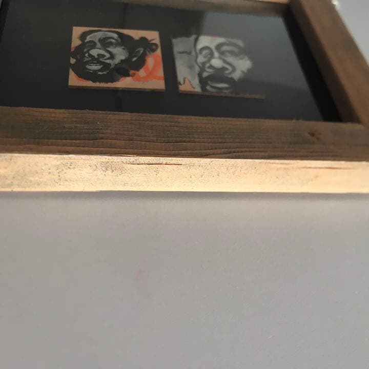 絵画(画家による手作り額縁付)