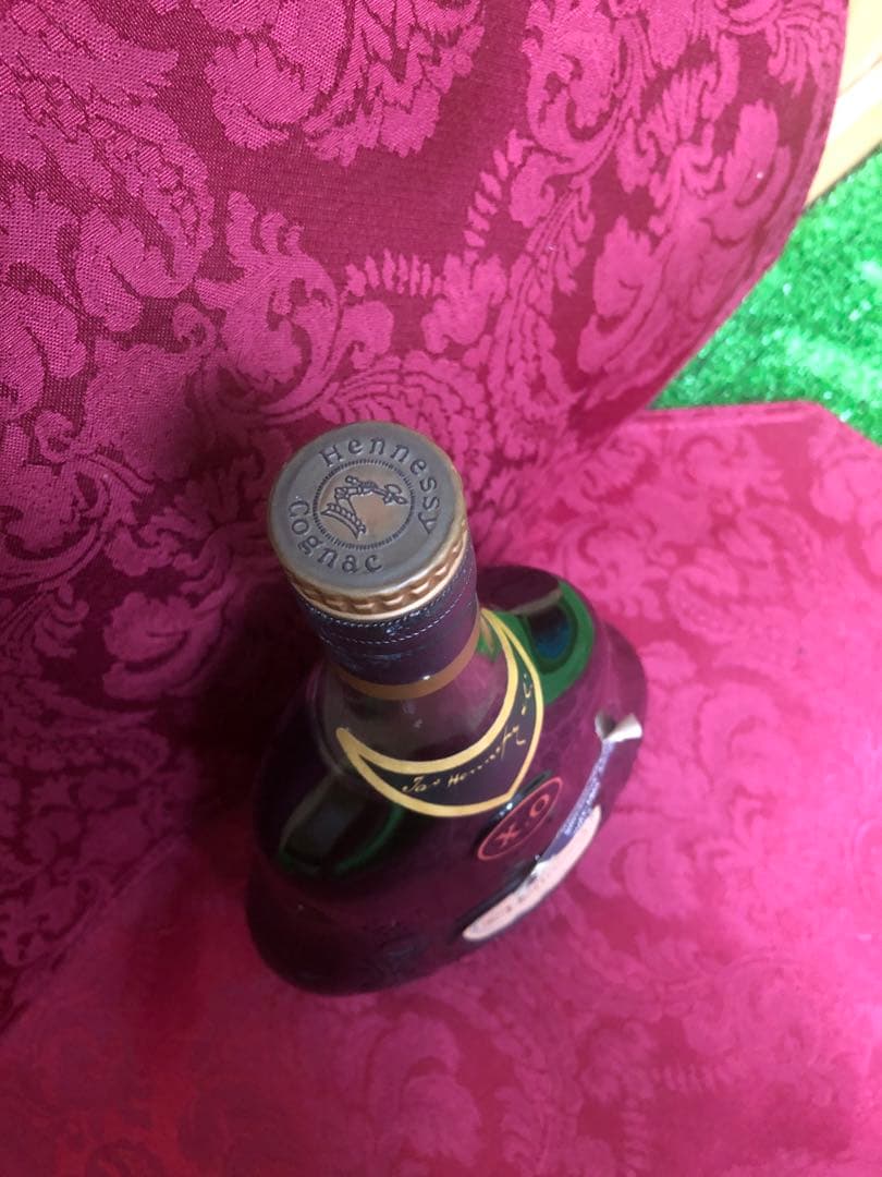 ヘネシー Hennessy XO 金キャップ グリーンボトル コニャック