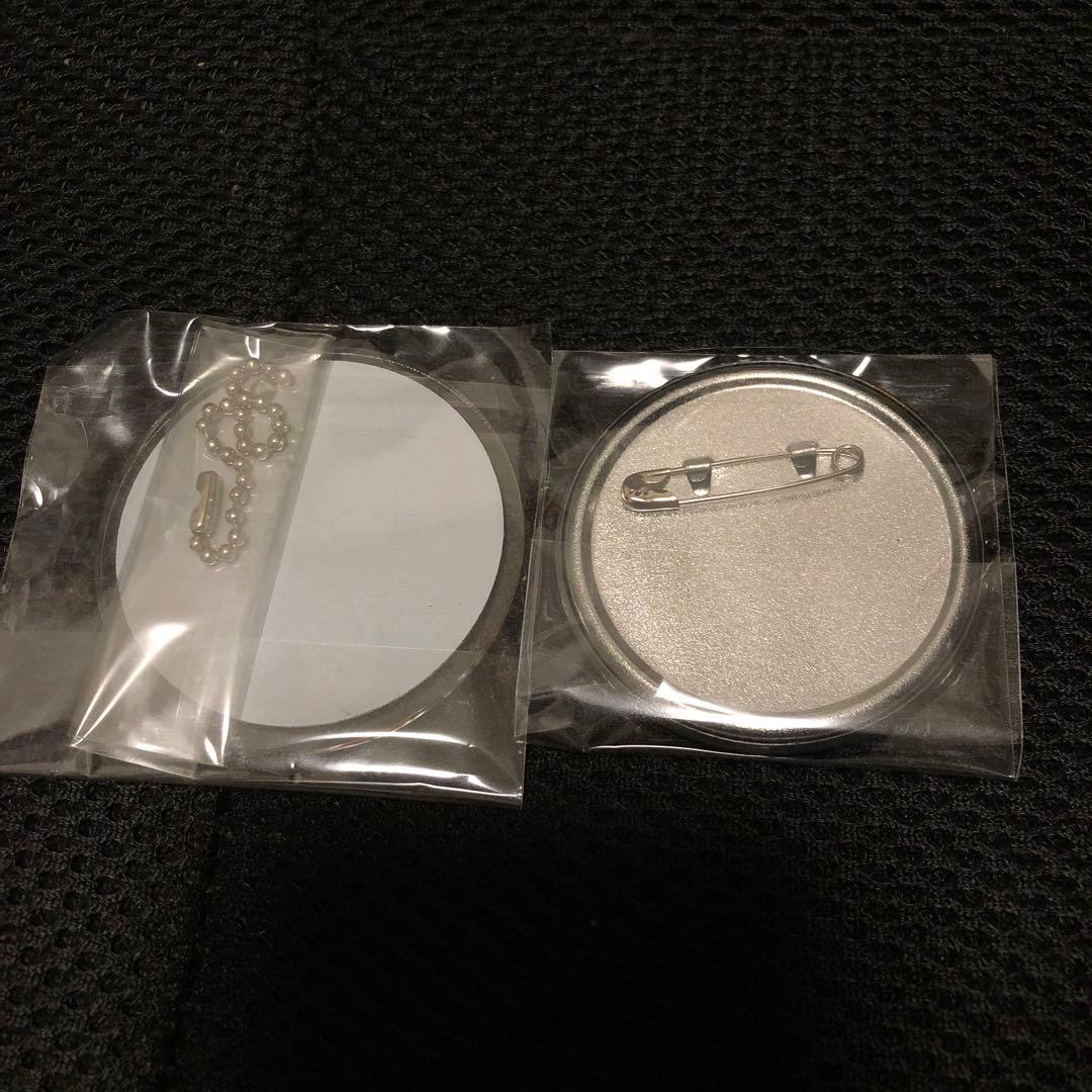 鬼滅の刃　缶バッジ　不死川実弥　築地銀だこ　メタリック　2点セット