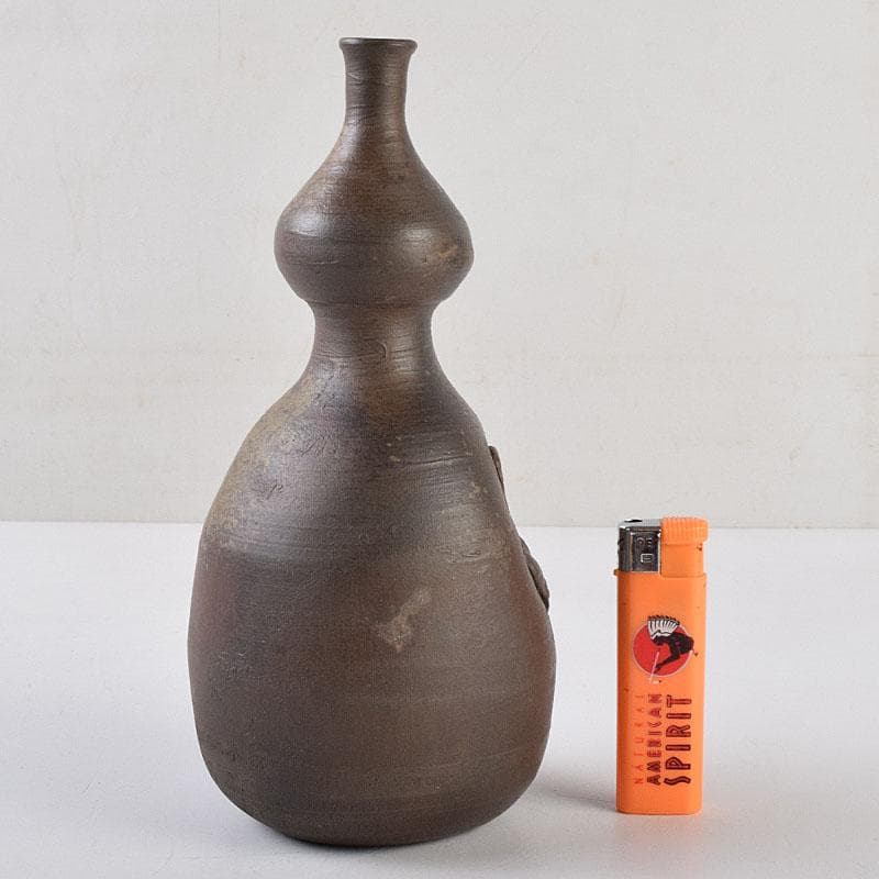 桂又三郎極め　江戸時代初期　古備前　瓢型人形徳利　V　R9511