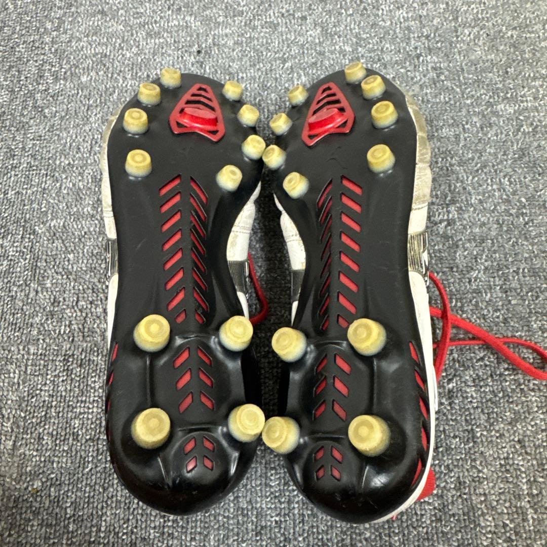 Mizuno サッカーシューズ スパイク ホワイト/レッド
