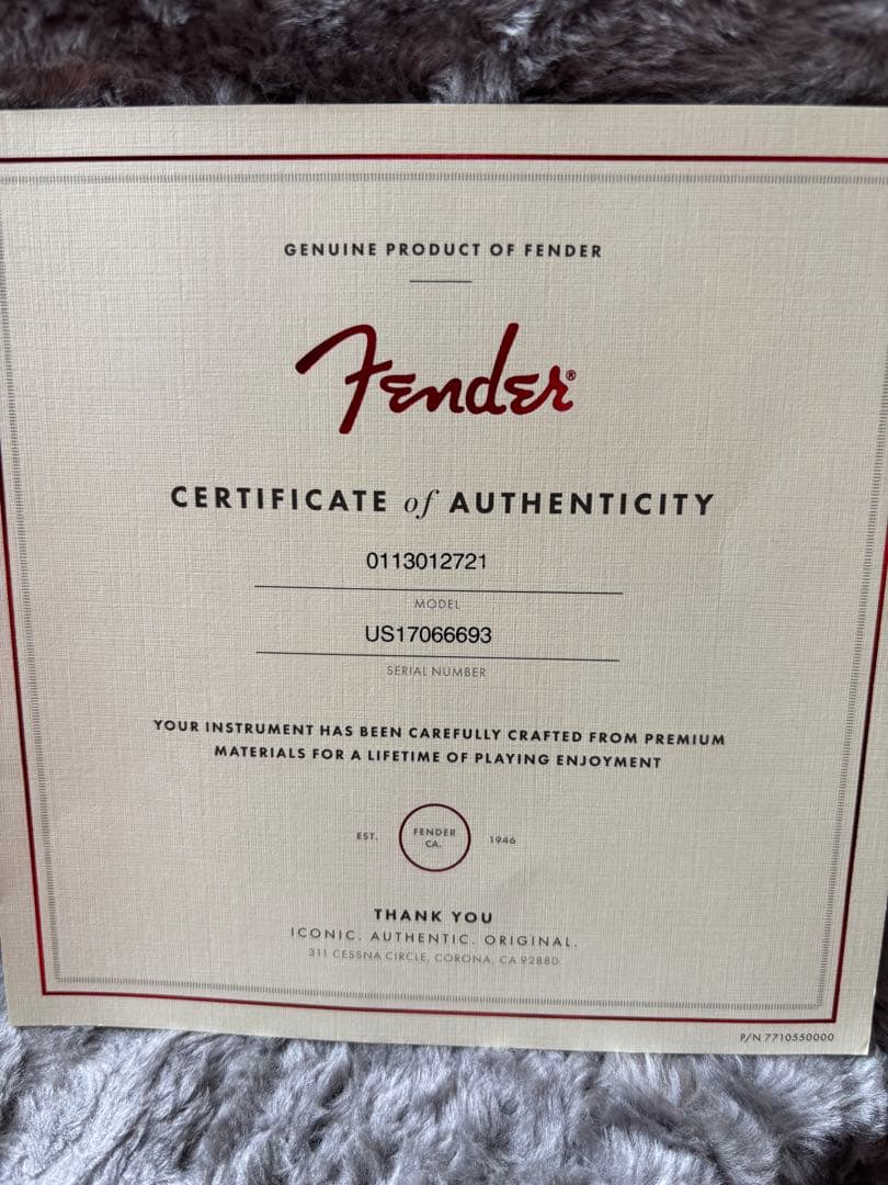 Fender AMERICAN PROFESSIONAL ピックアップ　YJM