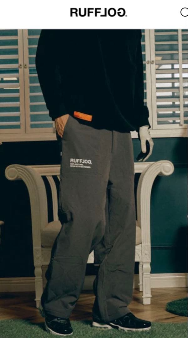 ラフロッグ　RUFFLOG ワイドパンツ