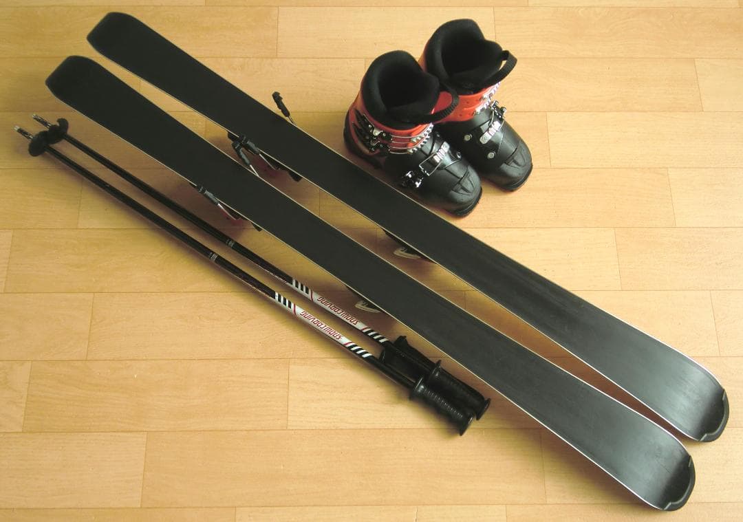 ■送料無料■アトミック■子供用スキーセット■板120靴22-22.5■WAX済■