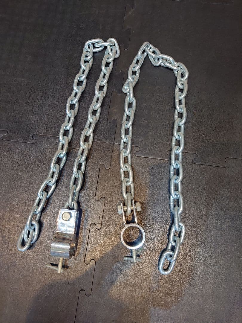 トレーニング用チェーン　7kg くらい？　2本セット