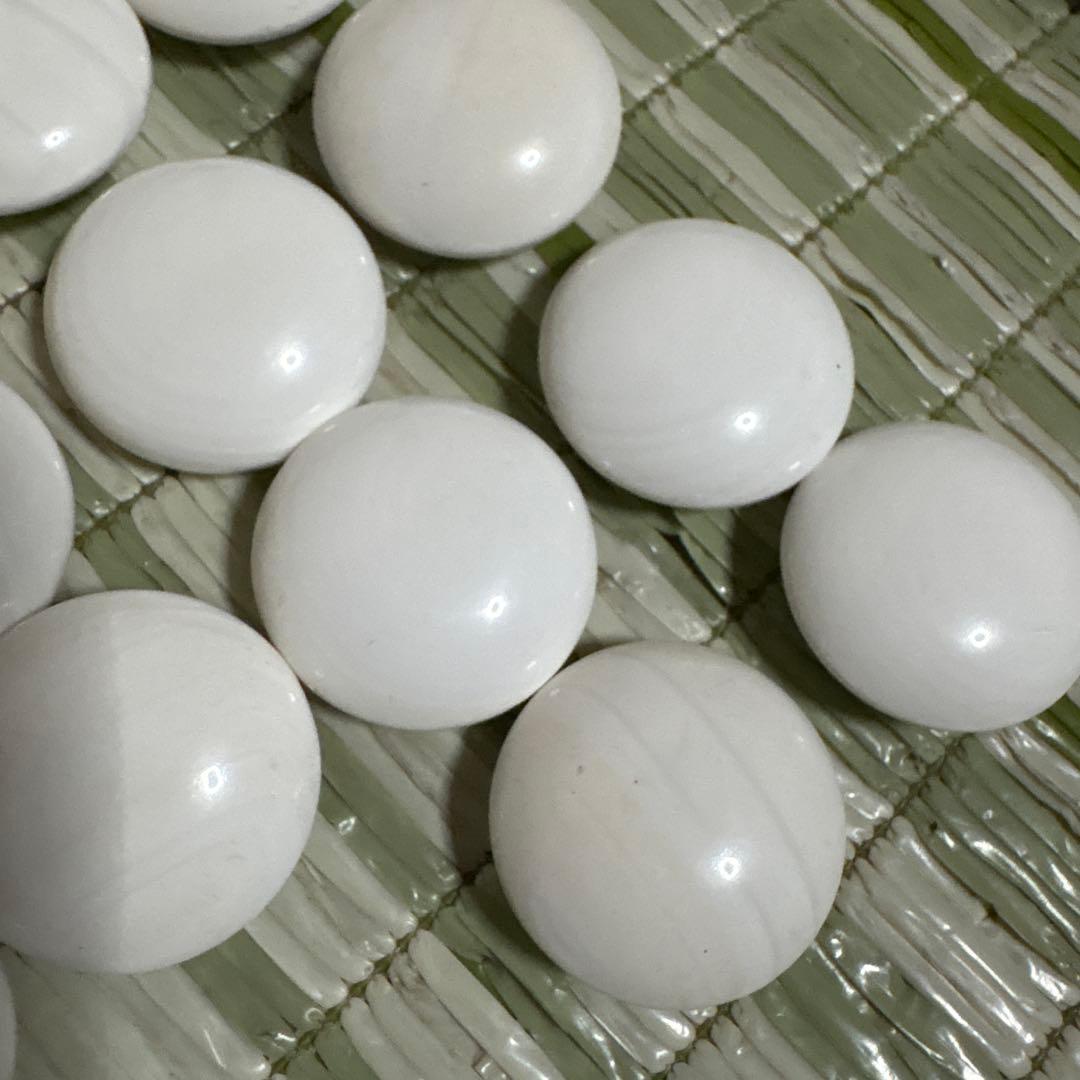 囲碁　碁石　駒　蛤　ハマグリ　那智黒　35号　工芸品