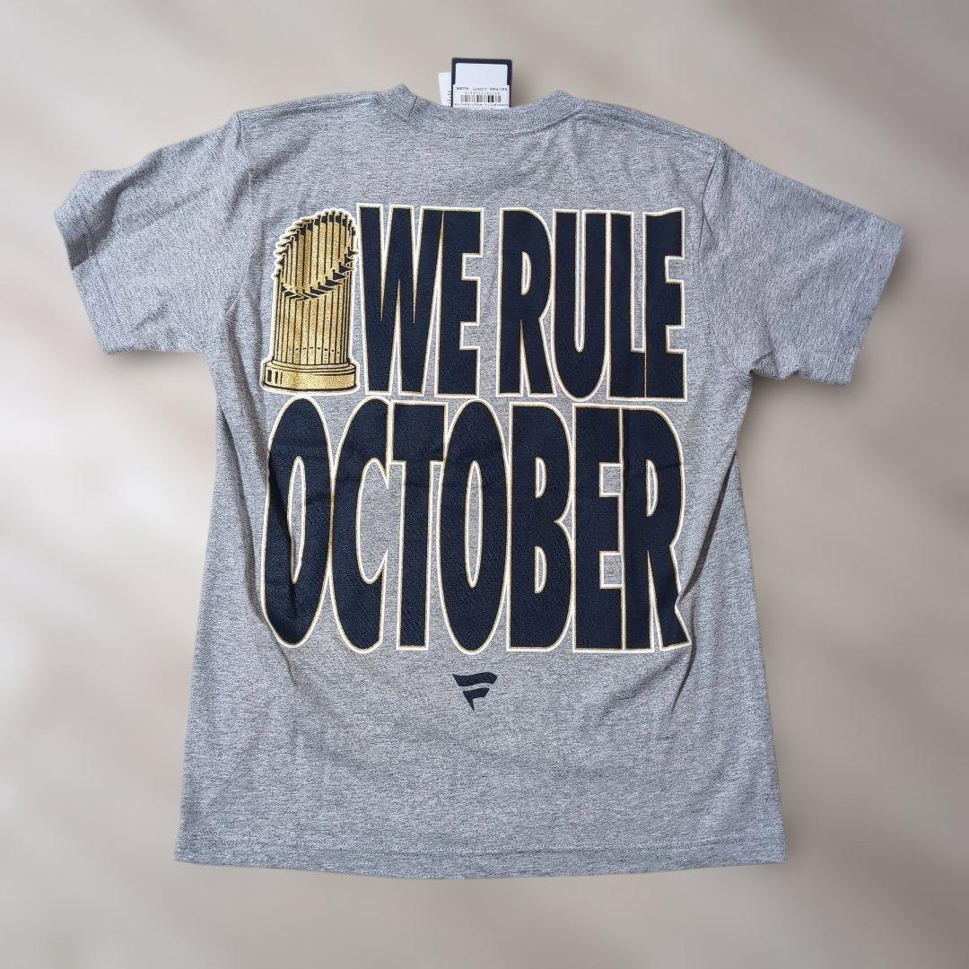 LA Dodgers ワールドシリーズ チャンピオン Tシャツ S グレー　96