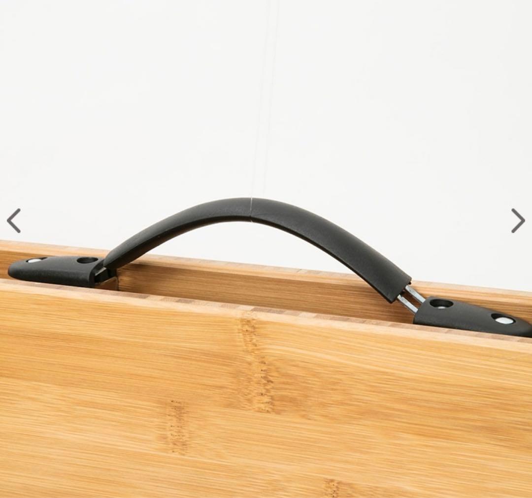 バンブーテーブル(カバー付き)(新品未使用未開封品)