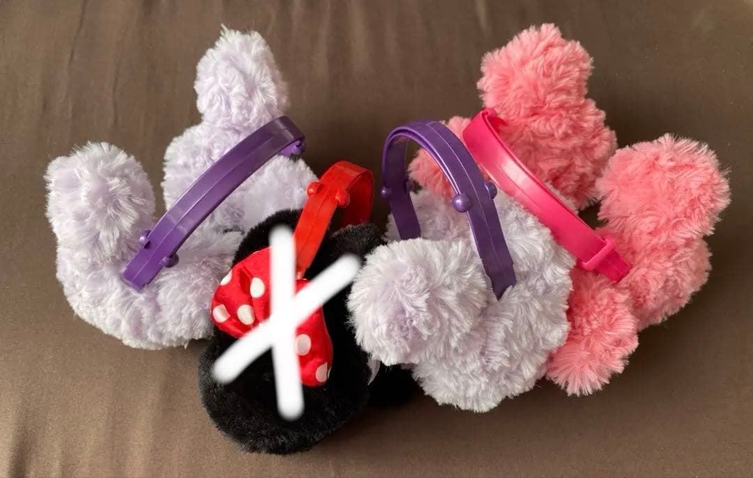 ディズニーリゾート 耳あて イヤーマフ ミニー ミッキー 4点