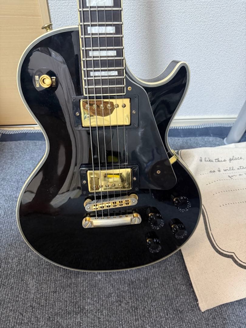 h*e様 Burny レスポール カスタム ブラック