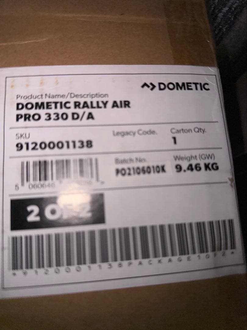 Kampa Dometic エアーオーニングAIR PRO 330 DA