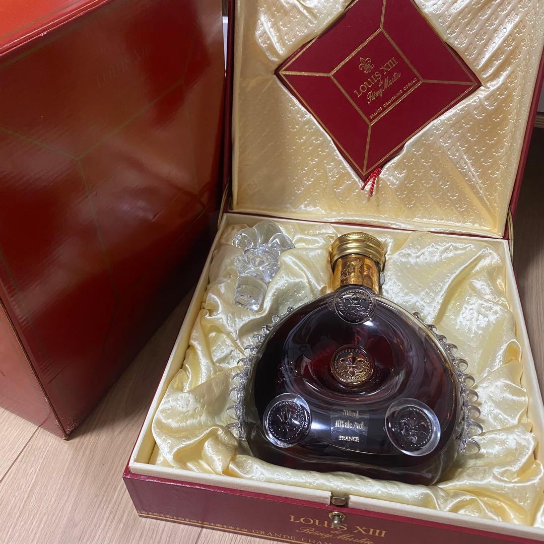 レミーマルタン　ルイ13世　金キャップ　四角形箱　グランドシャンパーニュ　古酒