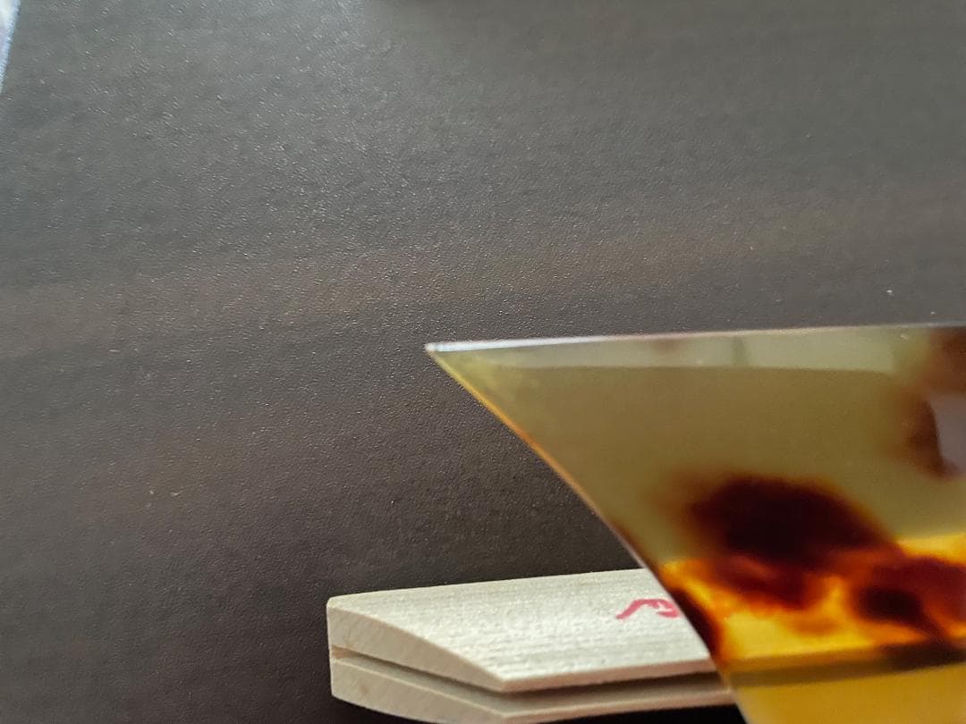 地唄三味線　津山撥　鼈甲　一枚甲　ふじ印