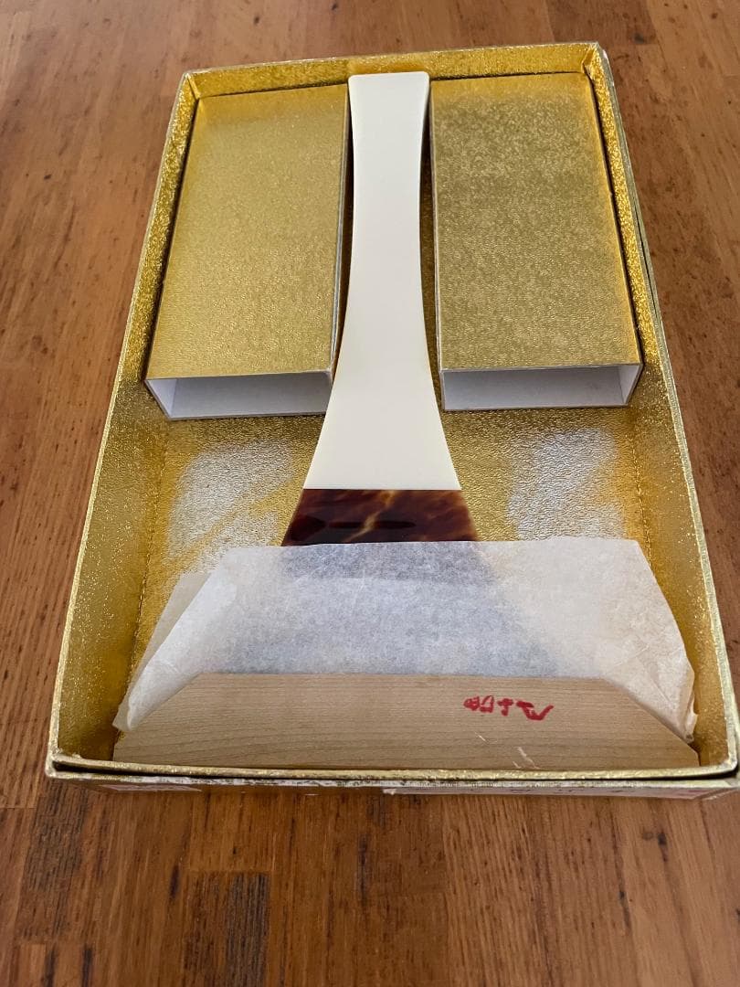 地唄三味線　津山撥　鼈甲　一枚甲　ふじ印