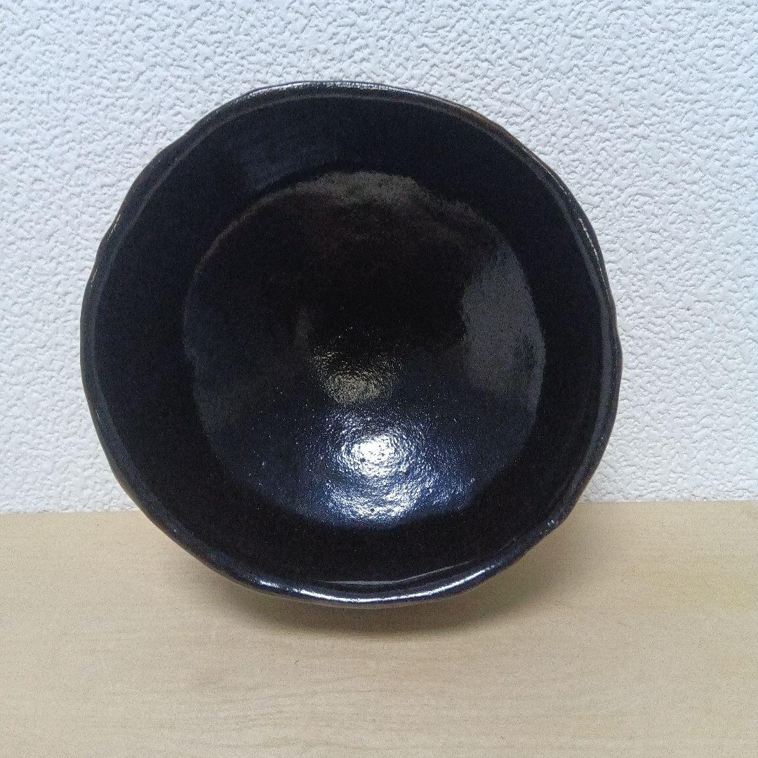 ☆大樋焼／黒釉薬.抹茶碗.茶道具.大薮窯
