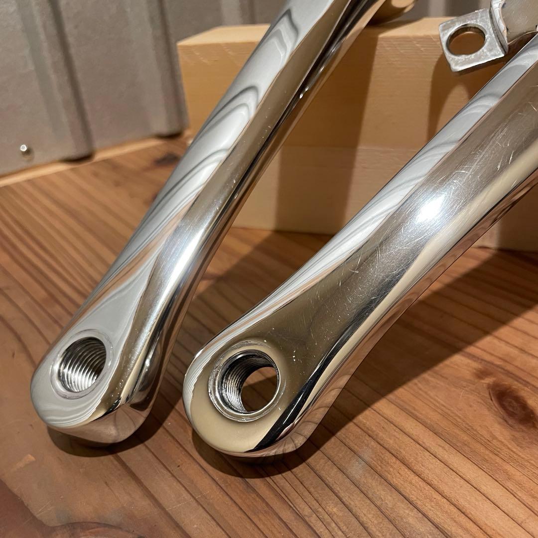 【鏡面仕上】SUGINO スギノ RD2 ピスト クランクアーム シルバー