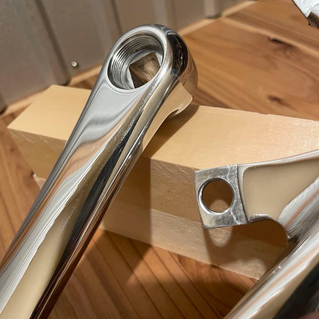 【鏡面仕上】SUGINO スギノ RD2 ピスト クランクアーム シルバー