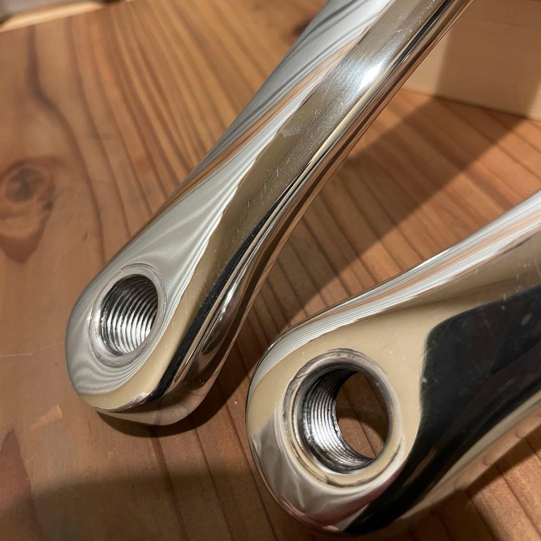 【鏡面仕上】SUGINO スギノ RD2 ピスト クランクアーム シルバー