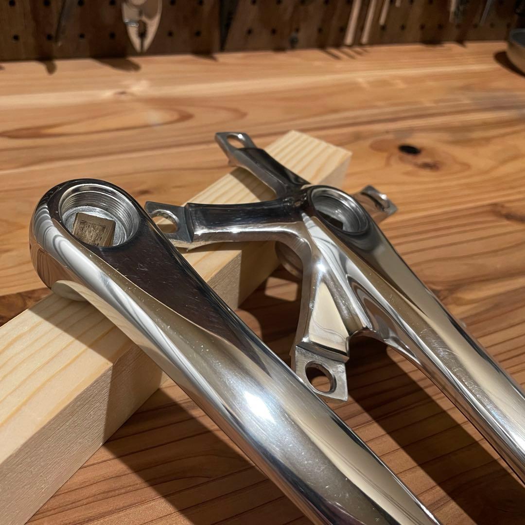 【鏡面仕上】SUGINO スギノ RD2 ピスト クランクアーム シルバー