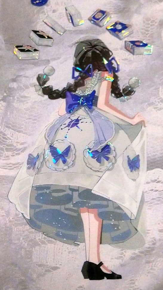 J665＃紫韵童谣(贝壳光)一木一横切り売り海外人物マステ女の子