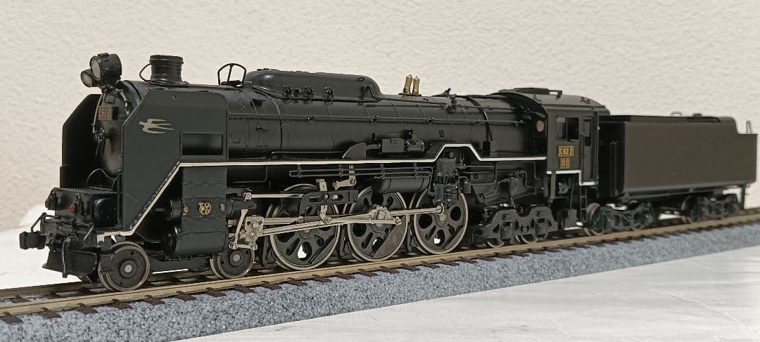 HOゲージ 天賞堂 Ｃ622号機蒸気機関車、メンテナンス済 NO,491