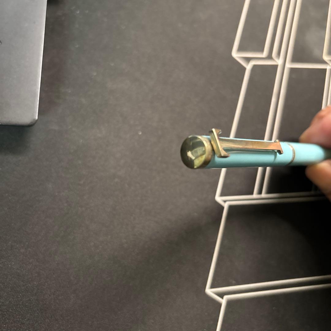 ティファニー　Tクリップ　エグゼクティブ　ボールペン　ティファニーブルー