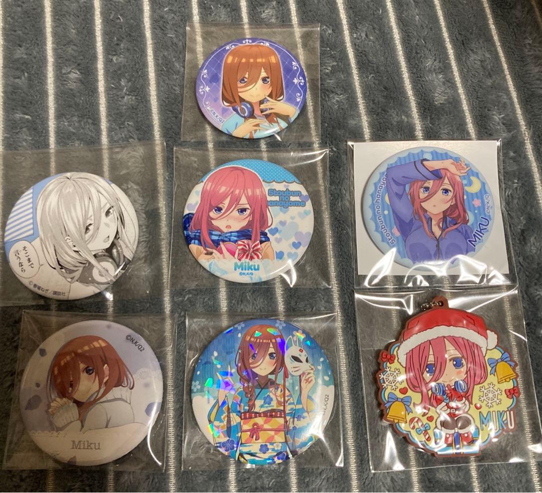 五等分の花嫁　缶バッジ　三玖