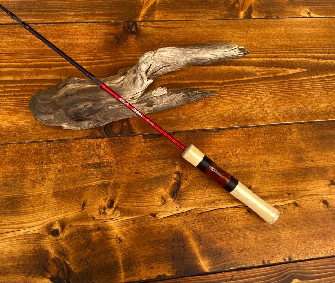 トラウトロッド　ウッド調　485UL 424UL スピニングロッド　パックロッド