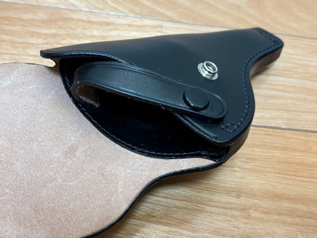 2点セット 警察 ホルスター 本革製 ニューナンブ サクラ 銃 分割型 調整板付