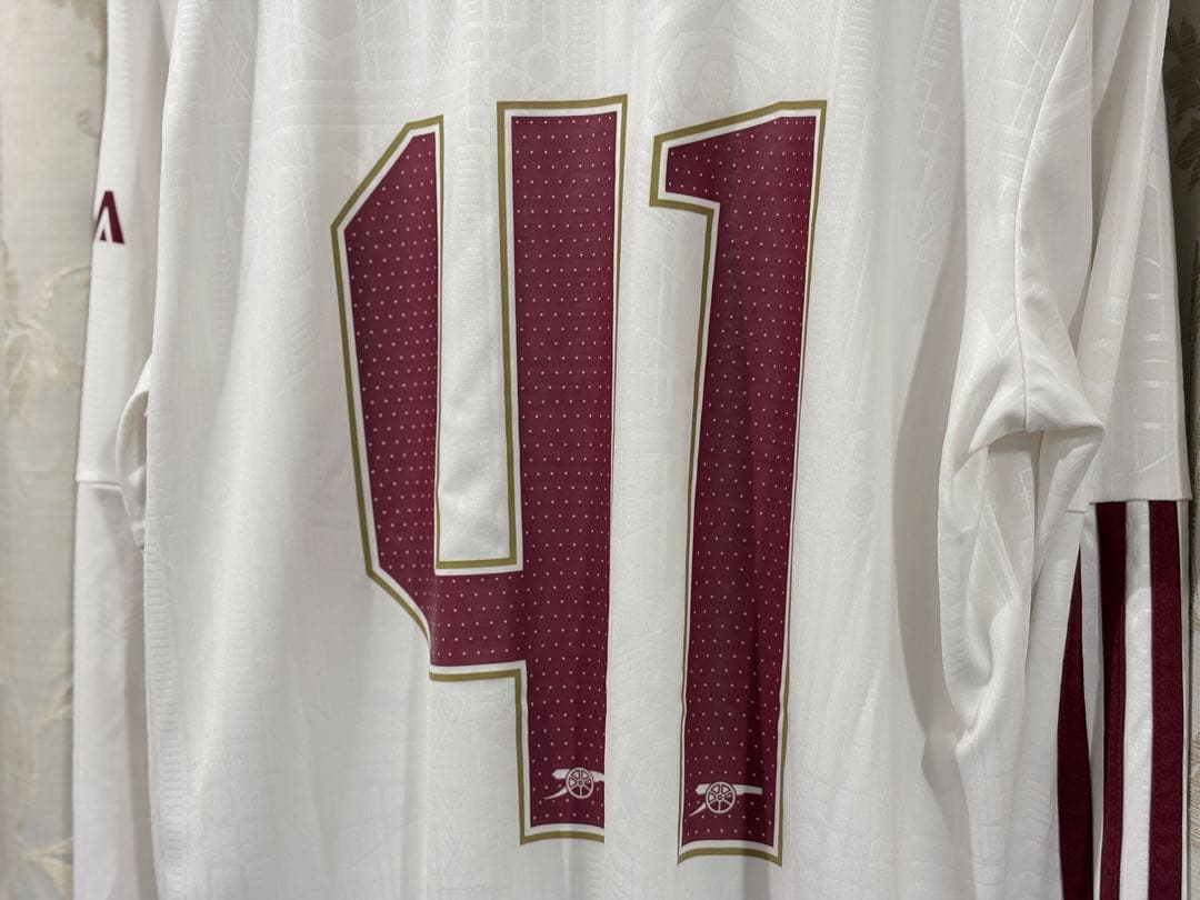 【公式/新品】アーセナル25/26 長袖 サード レプリカ ライス M