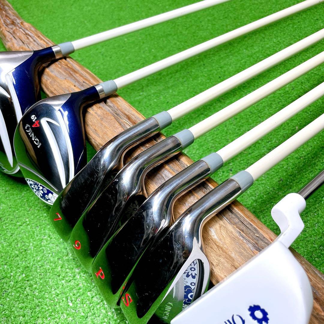 ほぼ未使用品！イグニオ　レディースゴルフセット 7本セット　初心者　おまけ付