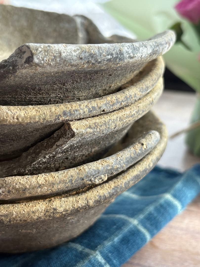 山茶碗　アンティーク　骨董　古道具