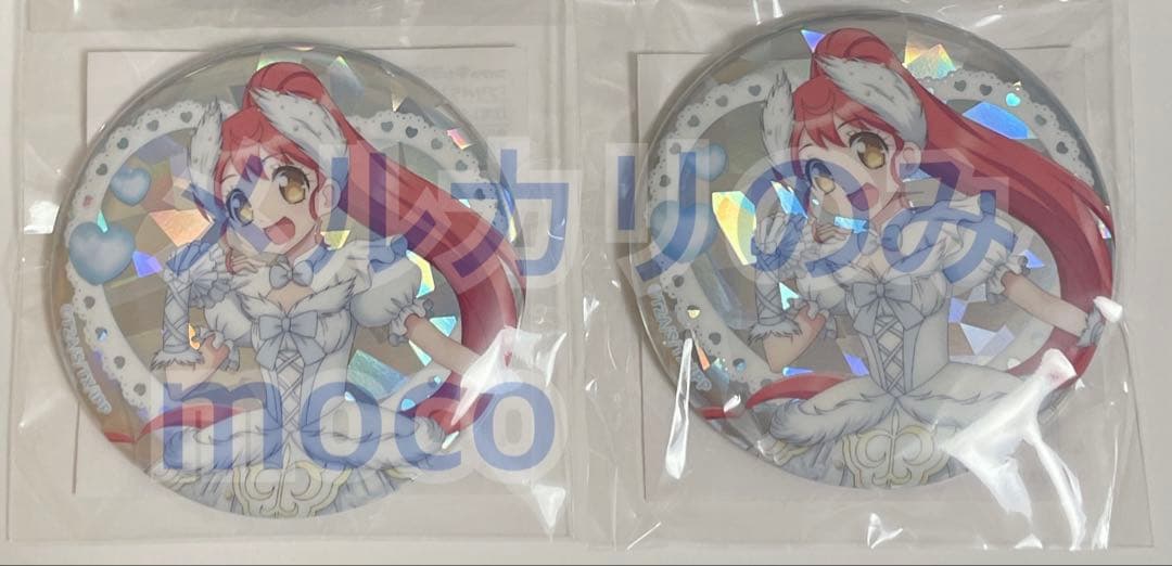 プリパラ キャラ福くじ ホログラム缶バッジ みかん×2