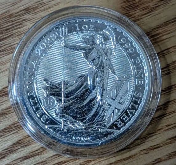 2023年 ブリタニア銀貨 1オンス シルバー